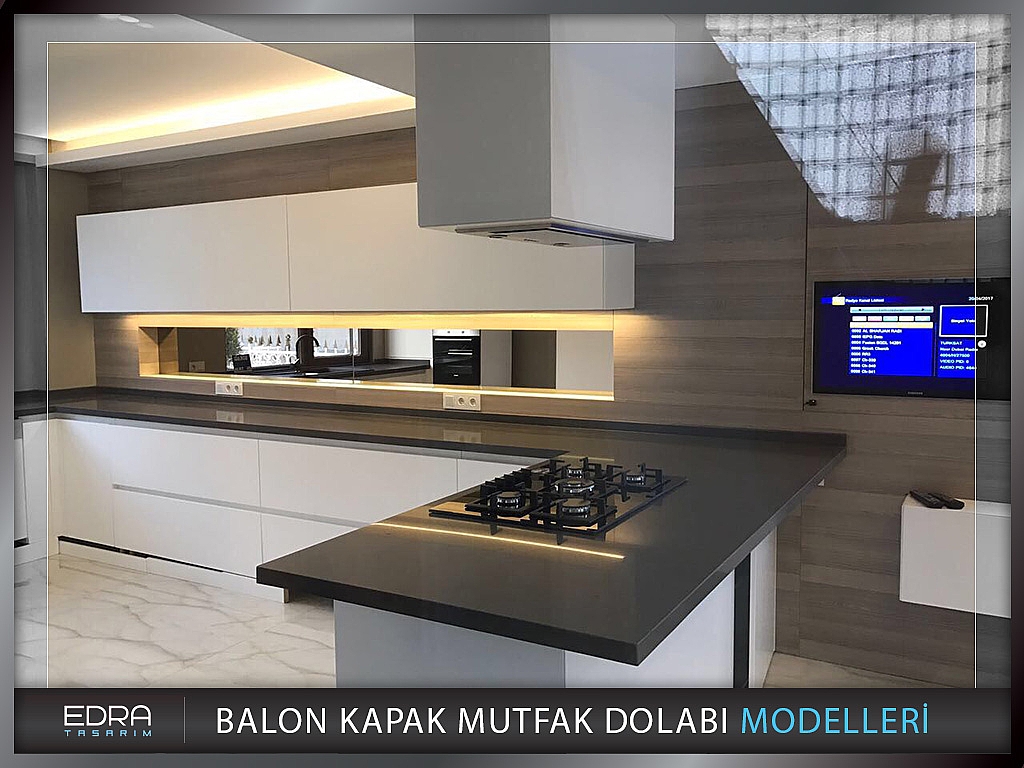 Balon Kapak Mutfak Dolabı Modelleri Edra Mobilya Tasarım